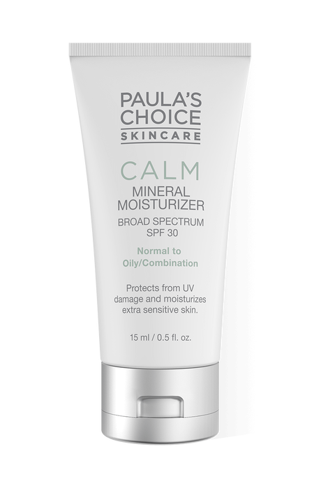 Calm Non-Greasy Dagcrème SPF 30 - Mini Calm Mineral Moisturizer Broad Spectrum SPF 30 Travel size