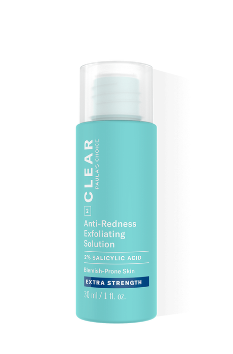 Clear Extra Strength 2% BHA Exfoliant - Mini Clear Extra Strength Anti-Redness Exfoliating Solution Salicylic Acid Trial Size